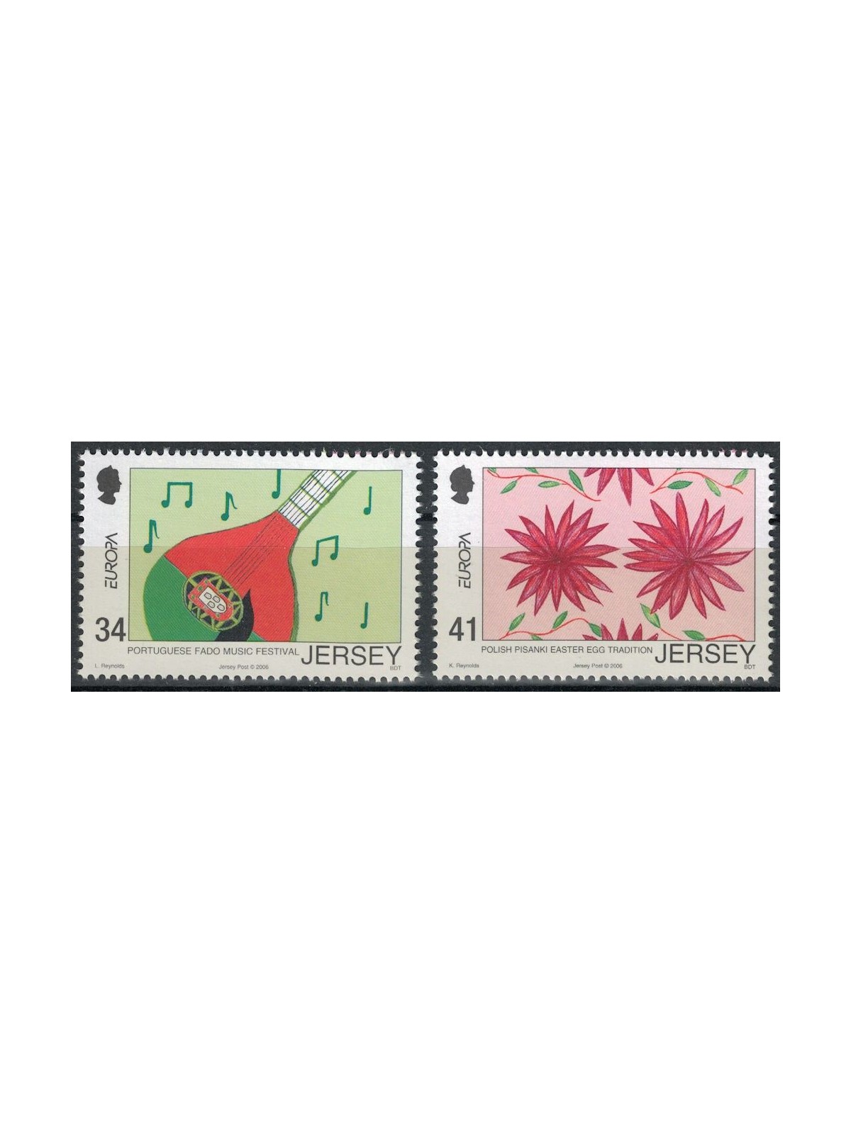 JERSEY 2006 Europe 2v MNH**