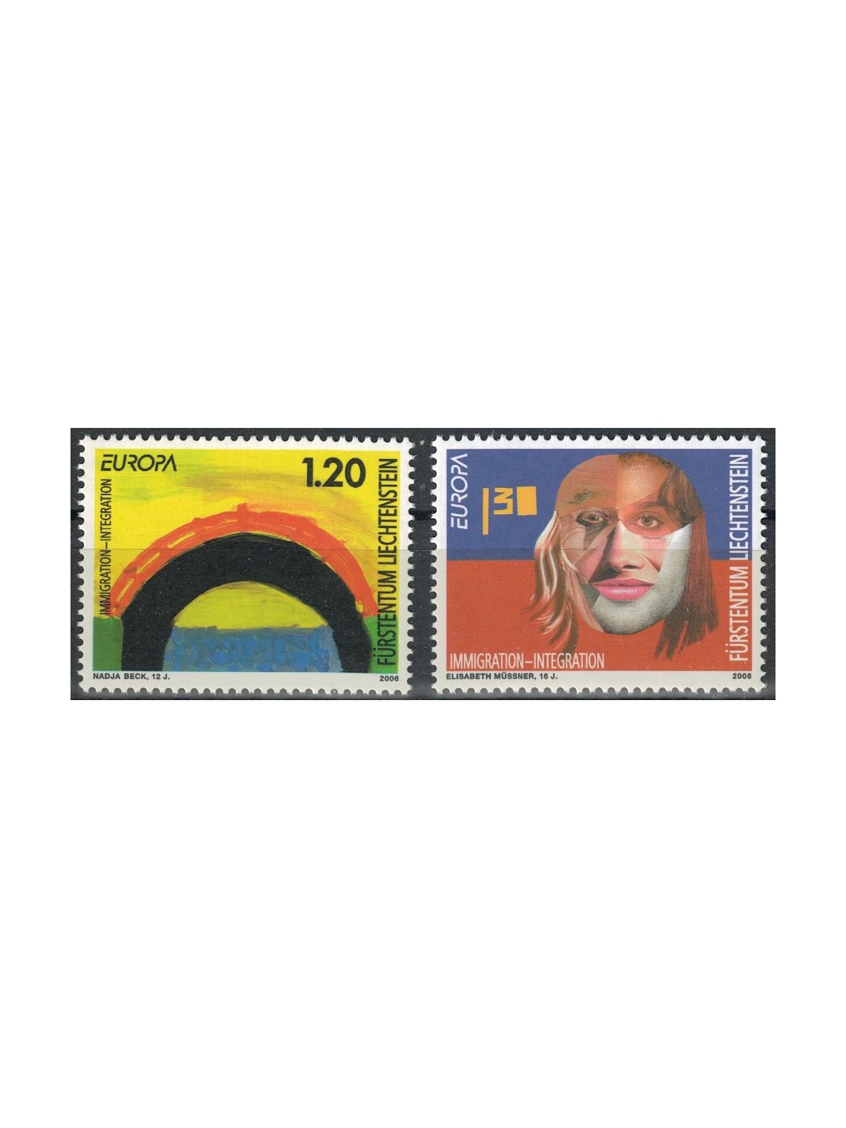 LIECHTENSTEIN 2006 Europe 2v MNH**