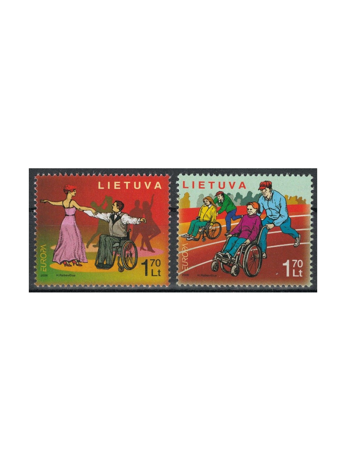 LITUANIA 2006 Europa 2v MNH**
