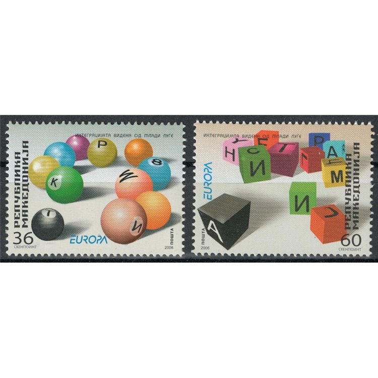 MACEDONIA 2006 Europe 2v MNH**