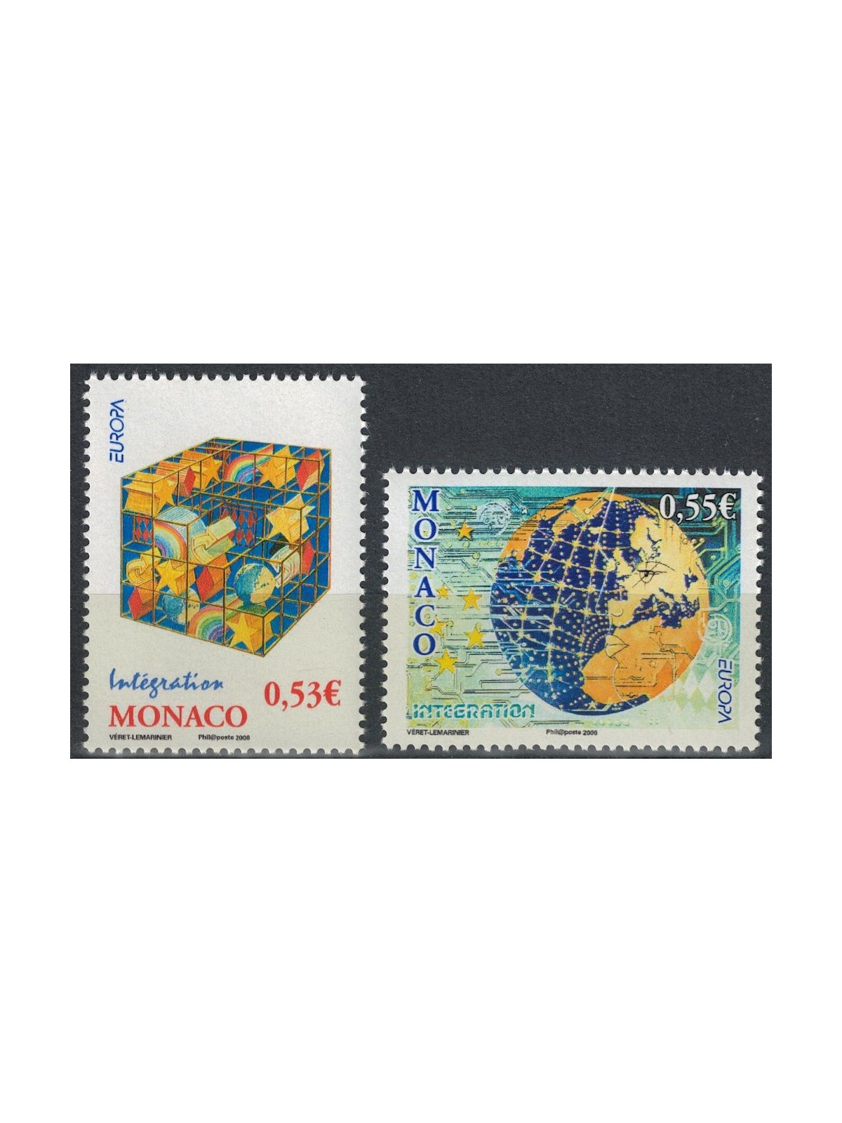MONACO 2006 Europa 2v MNH**