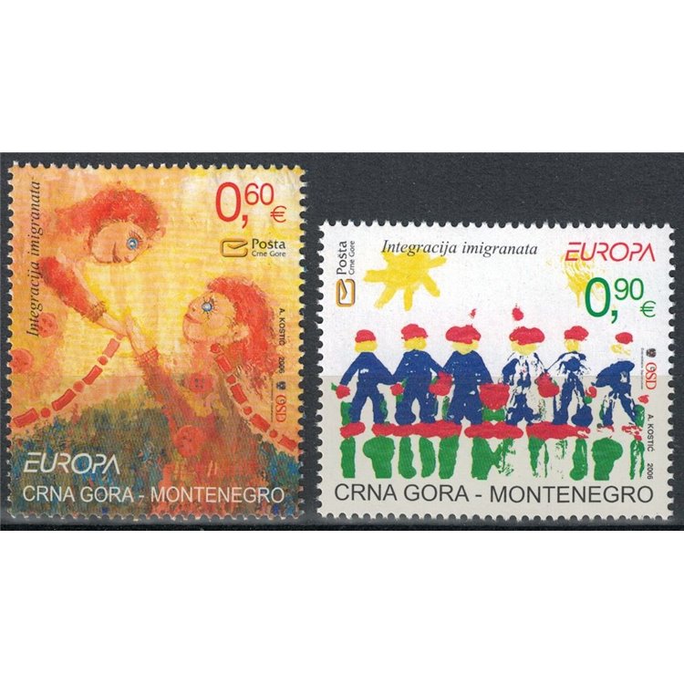 MONTENEGRO 2006 Europe 2v MNH**