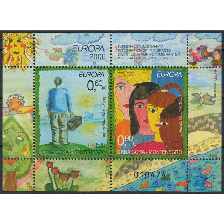 MONTENEGRO 2006 Europa BF MNH**