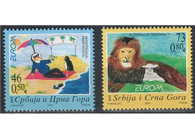 SERBIA 2006 Europa 2v MNH**