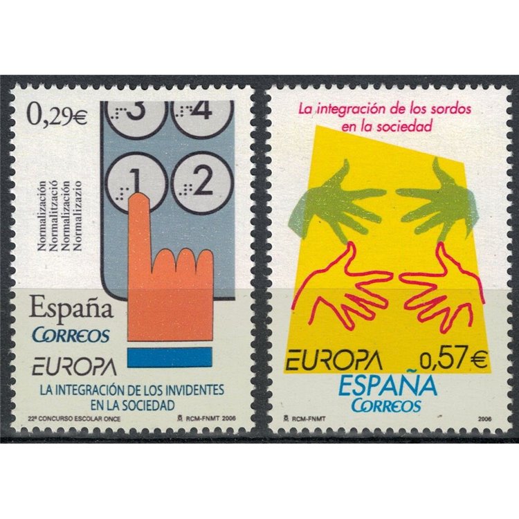 SPAIN 2006 Europe 2v MNH**
