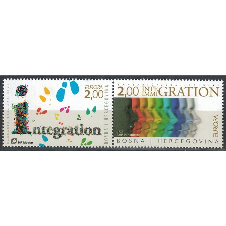 BOSNIA CROATA 2006 Europa 2v MNH**