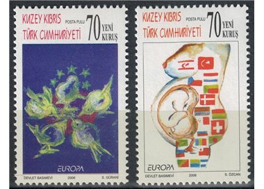 CIPRO DEL NORD 2006 Europa 2v MNH**