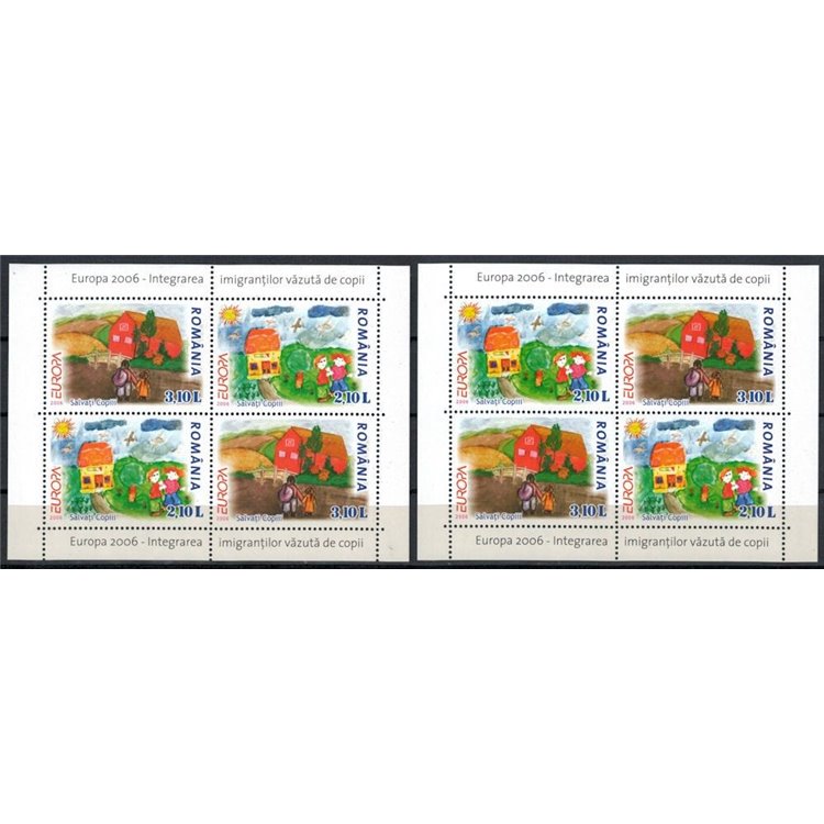 ROMANIA 2006 Europa 2 BF MNH**
