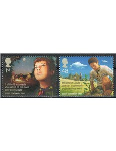 GREAT BRITAIN 2007 Europe 2v MNH**