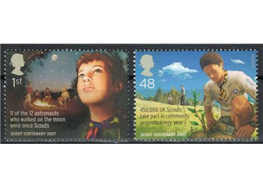 GRAN BRETAGNA 2007 Europa 2v MNH**