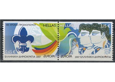 GRECIA 2007 Europa (da LB) 2v MNH**