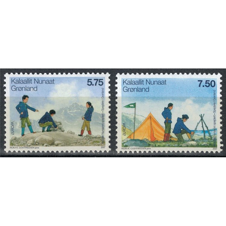 GROENLANDIA 2007 Europa 2v MNH**