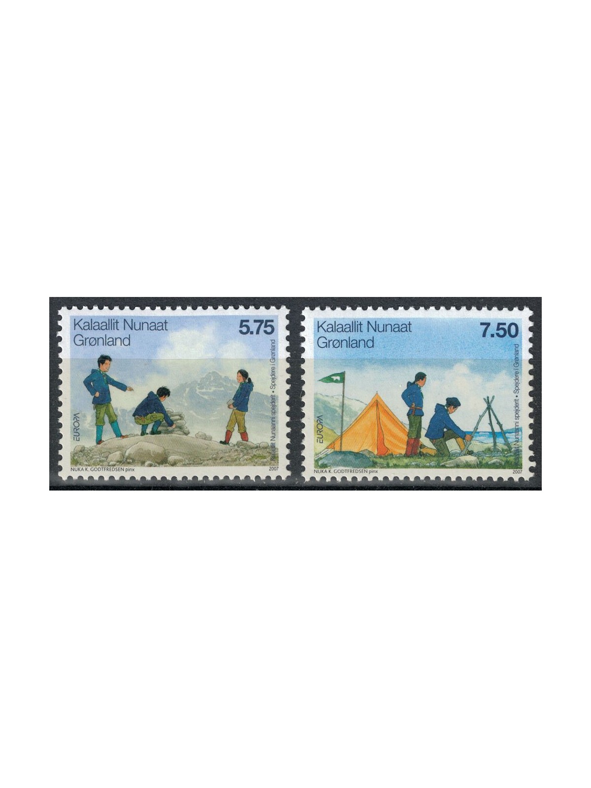 GREENLAND 2007 Europe 2v MNH**