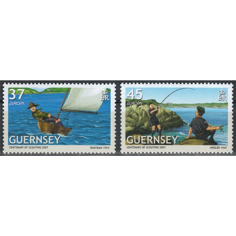 GUERNSEY 2007 Europa 2v MNH**