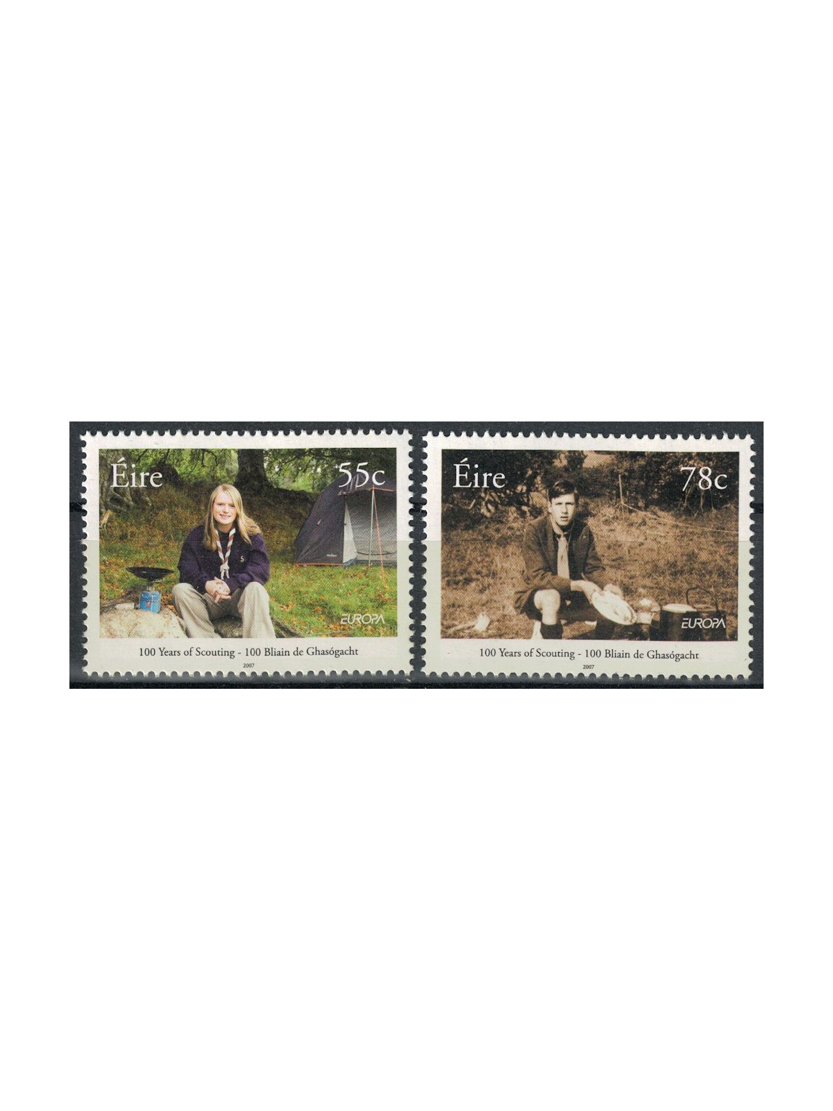 IRLANDA 2007 Europa 2v MNH**