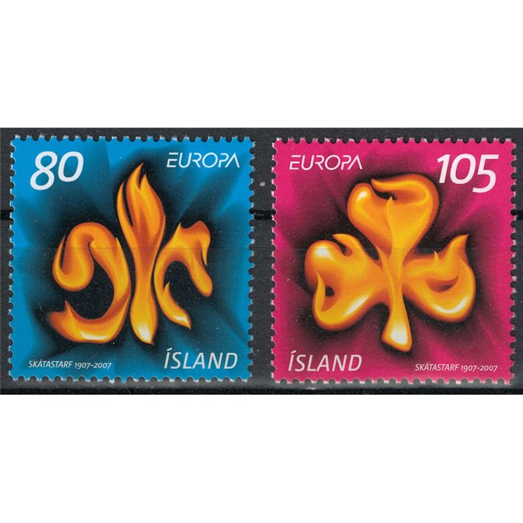 ICELAND 2007 Europe 2v MNH**