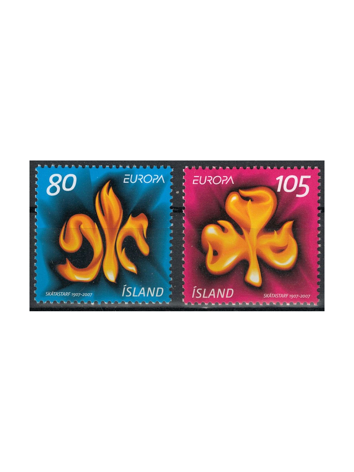 ISLANDA 2007 Europa 2v MNH**