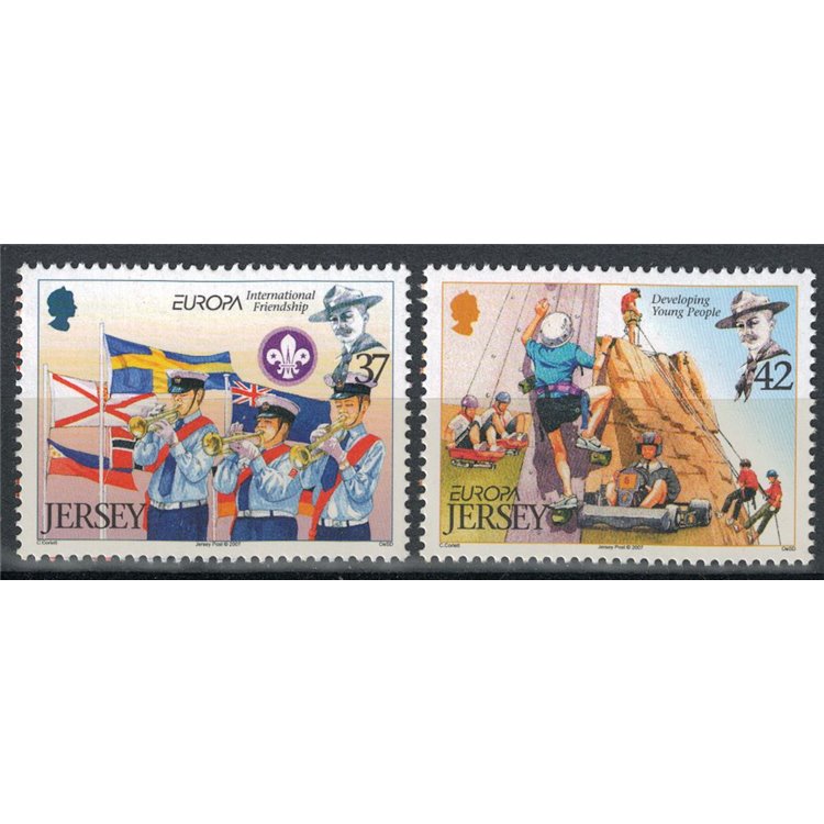 JERSEY 2007 Europa 2v MNH**