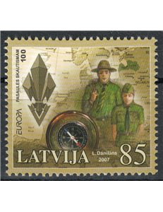 LETTONIA 2007 Europa MNH**