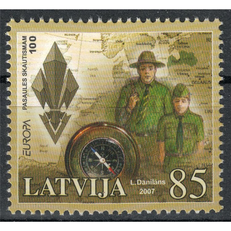 LETTONIA 2007 Europa MNH**