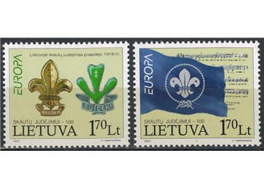 LITHUANIA 2007 Europe 2v MNH**