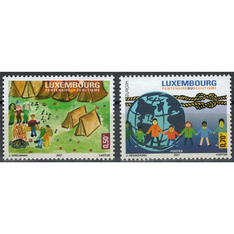 LUSSEMBURGO 2007 Europa 2v MNH**