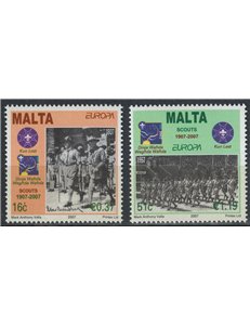 MALTA 2007 Europa 2v MNH**