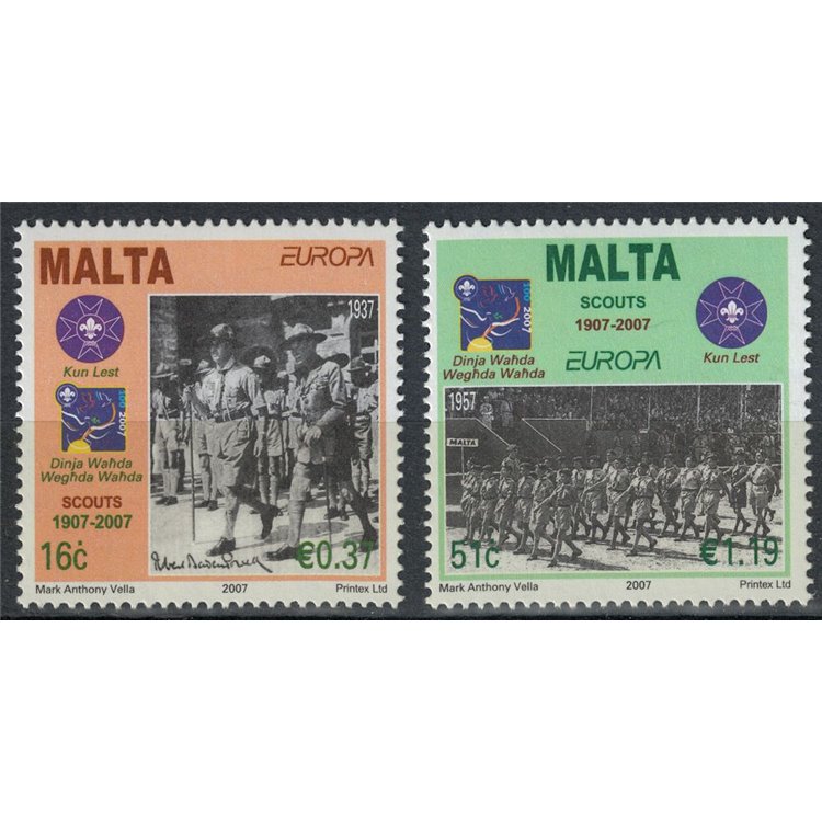 MALTA 2007 Europe 2v MNH**