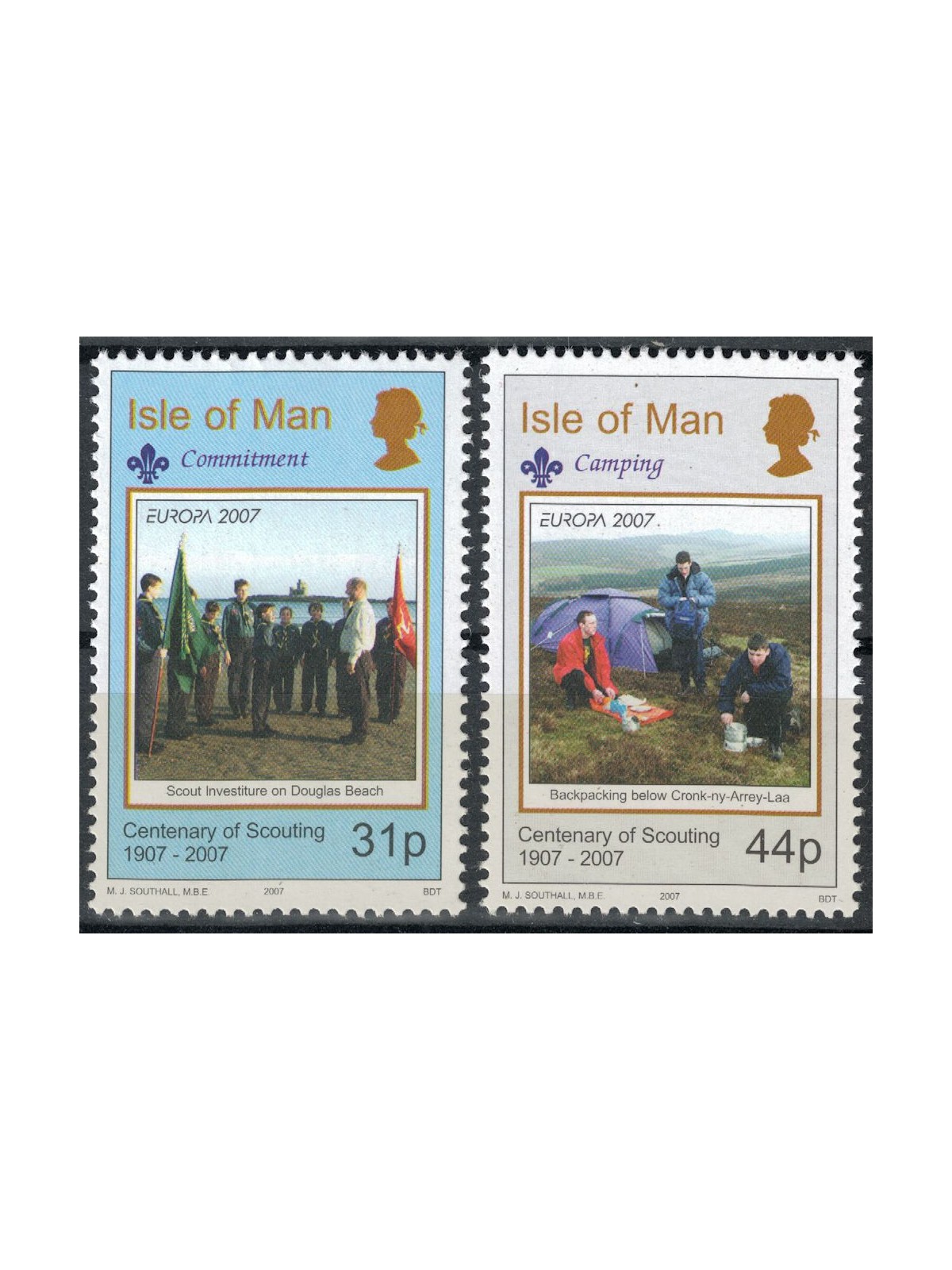 MAN 2007 Europa 2v MNH**