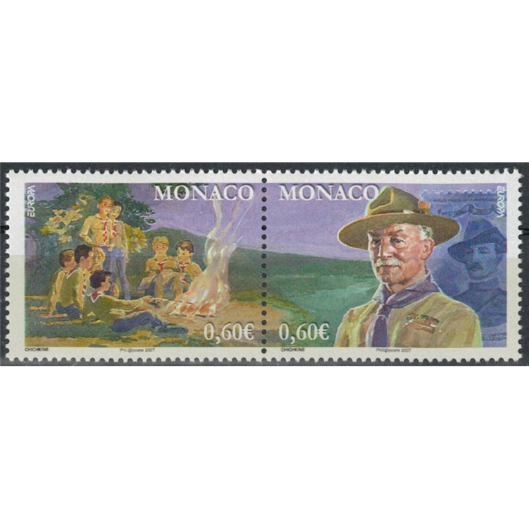 MONACO 2007 Europe 2v MNH**