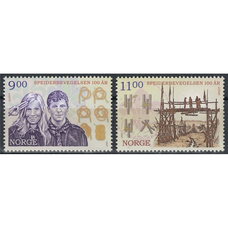 NORVEGIA 2007 Europa 2v MNH**