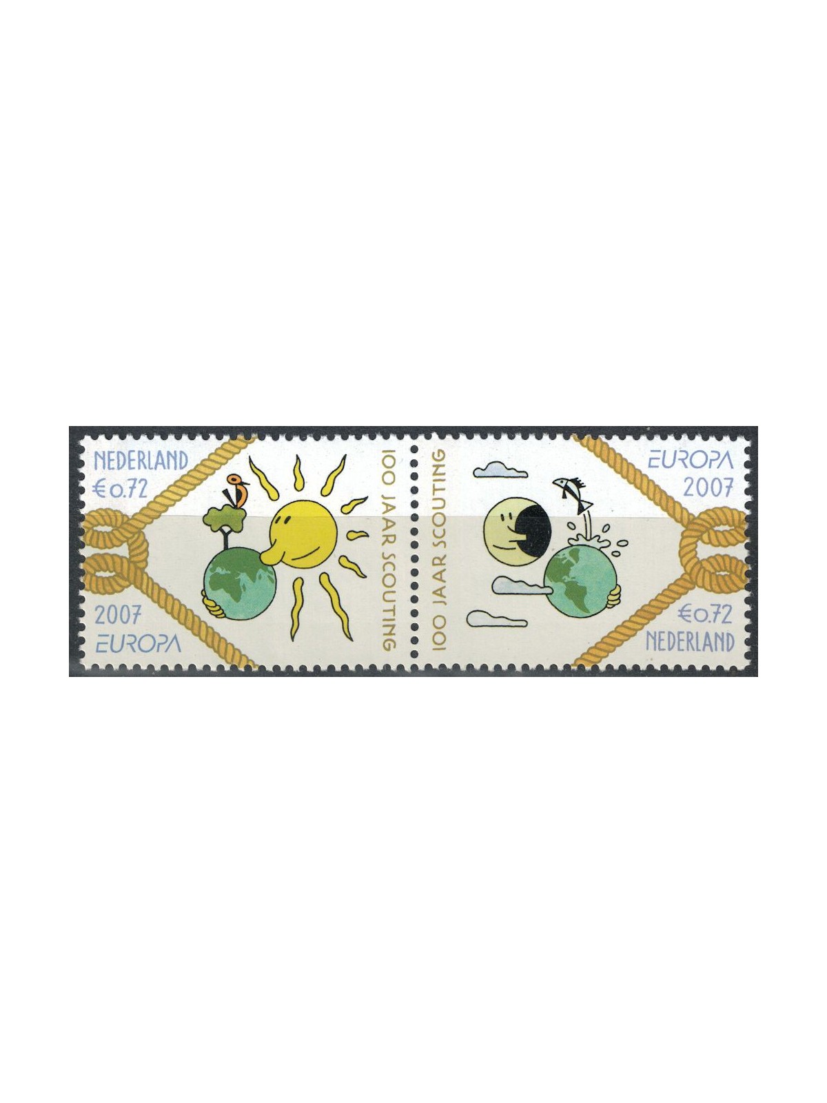 OLANDA 2007 Europa 2v MNH**