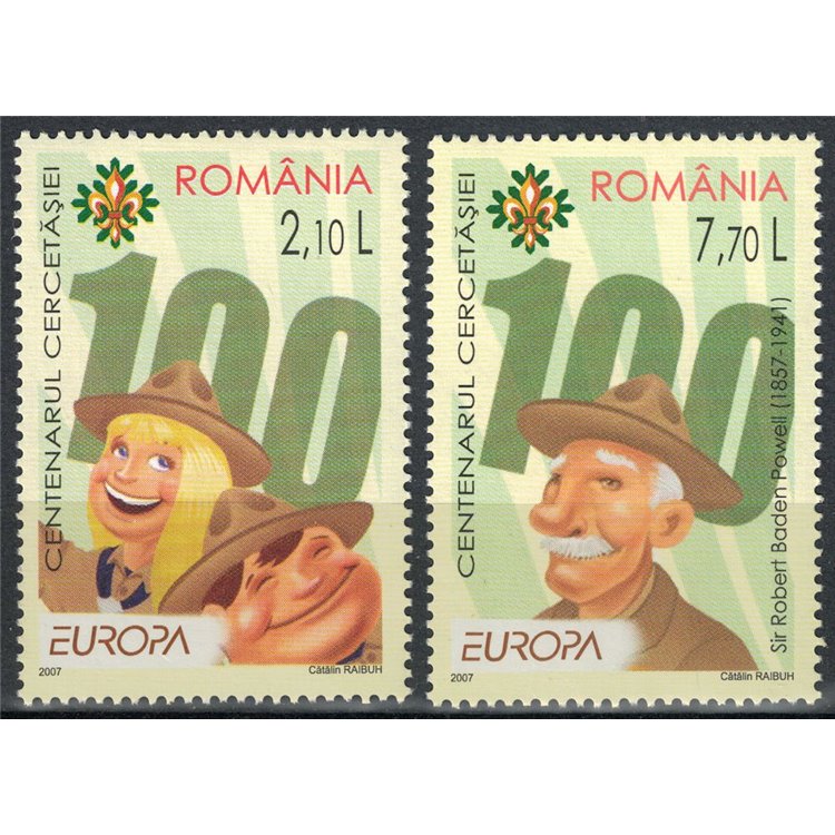 ROMANIA 2007 Europa 2v MNH**