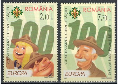 ROMANIA 2007 Europe 2v MNH**
