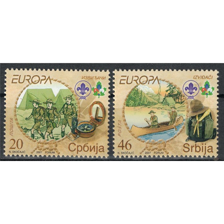 SERBIA 2007 Europa 2v MNH**