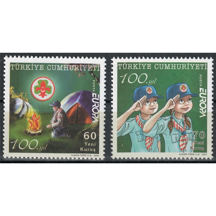 TURCHIA 2007 Europa 2v MNH**
