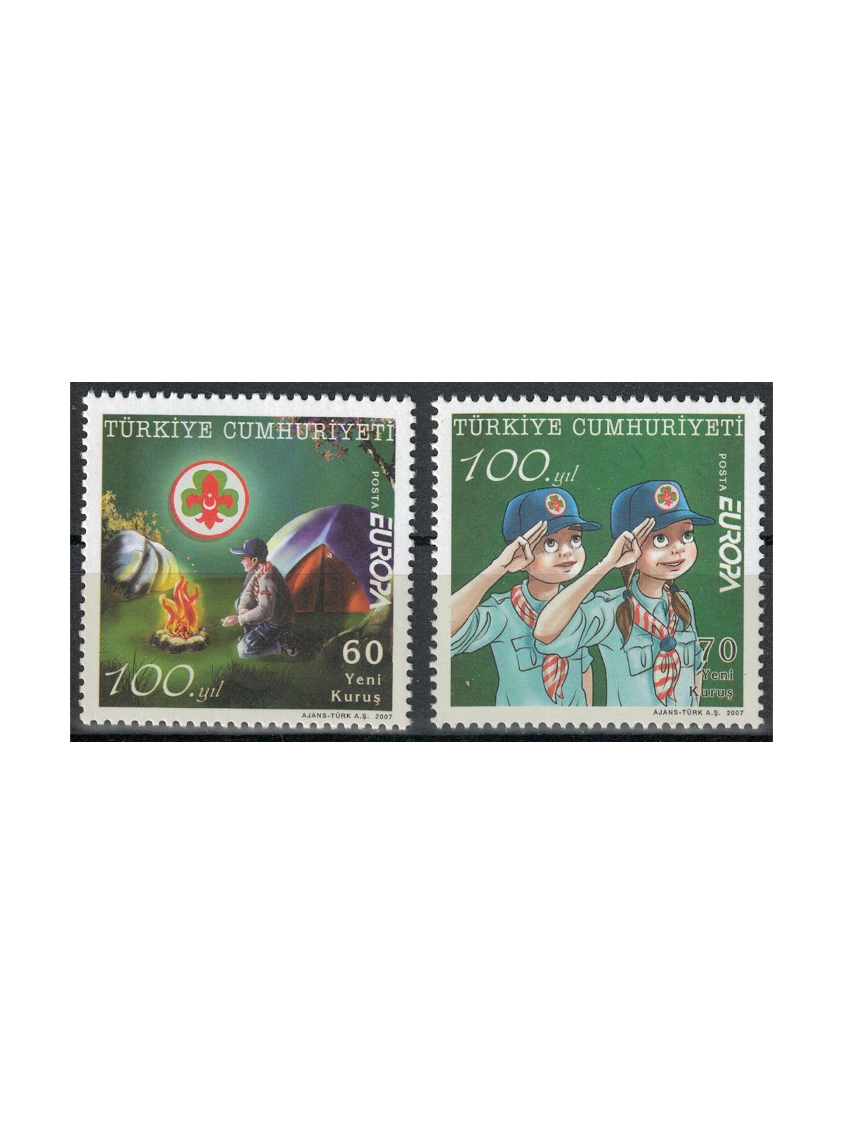TURCHIA 2007 Europa 2v MNH**