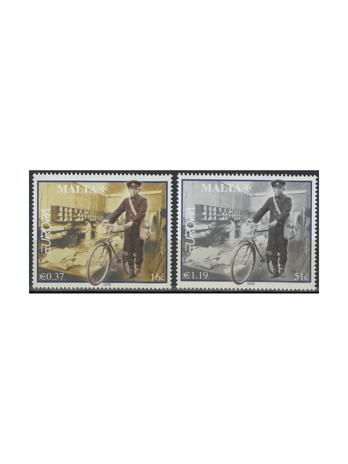 MALTA 2008 Europe 2v MNH**
