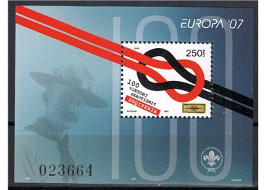 ALBANIA 2007 Europa BF MNH**