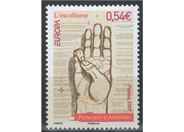 ANDORRA FRANCESE 2007 Europa MNH**