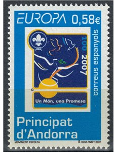 SPANISH ANDORRA 2007 Europe MNH**