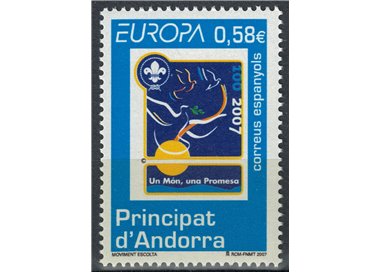 ANDORRA SPAGNOLA 2007 Europa MNH**