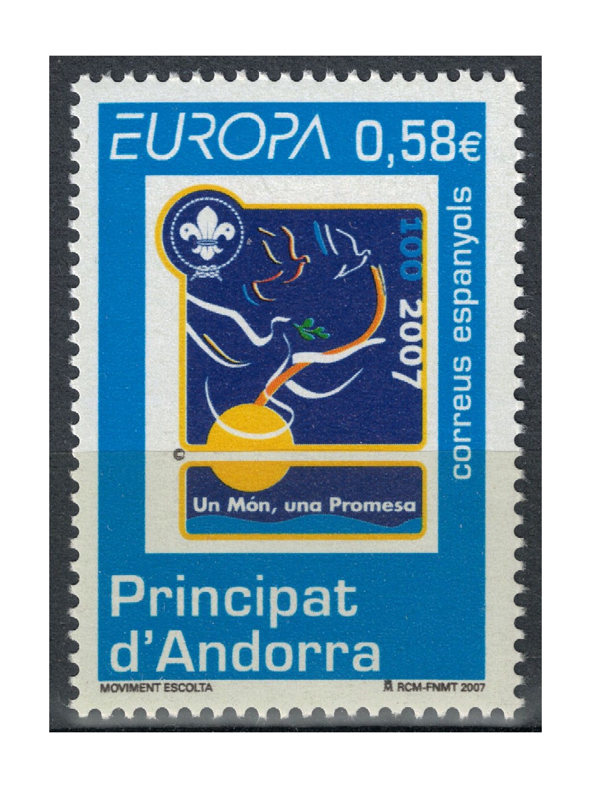 SPANISH ANDORRA 2007 Europe MNH**