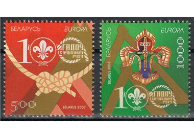 BIELORUSSIA 2007 Europa 2v MNH**