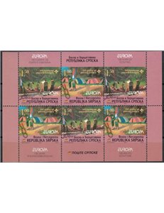 BOSNIA SERBA 2007 Europa (da LB) 6v MNH**