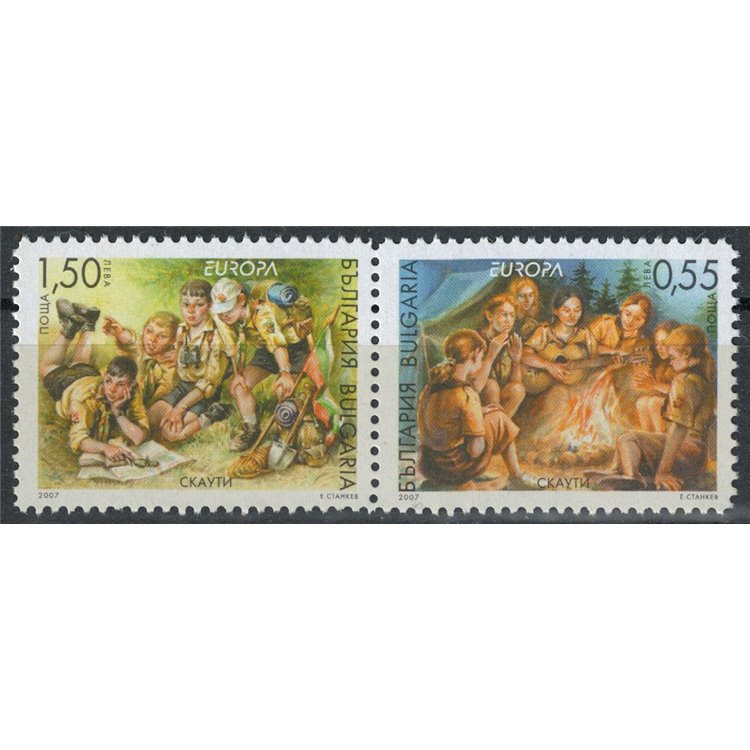 BULGARIA 2007 Europe (from booklet) 2v MNH**