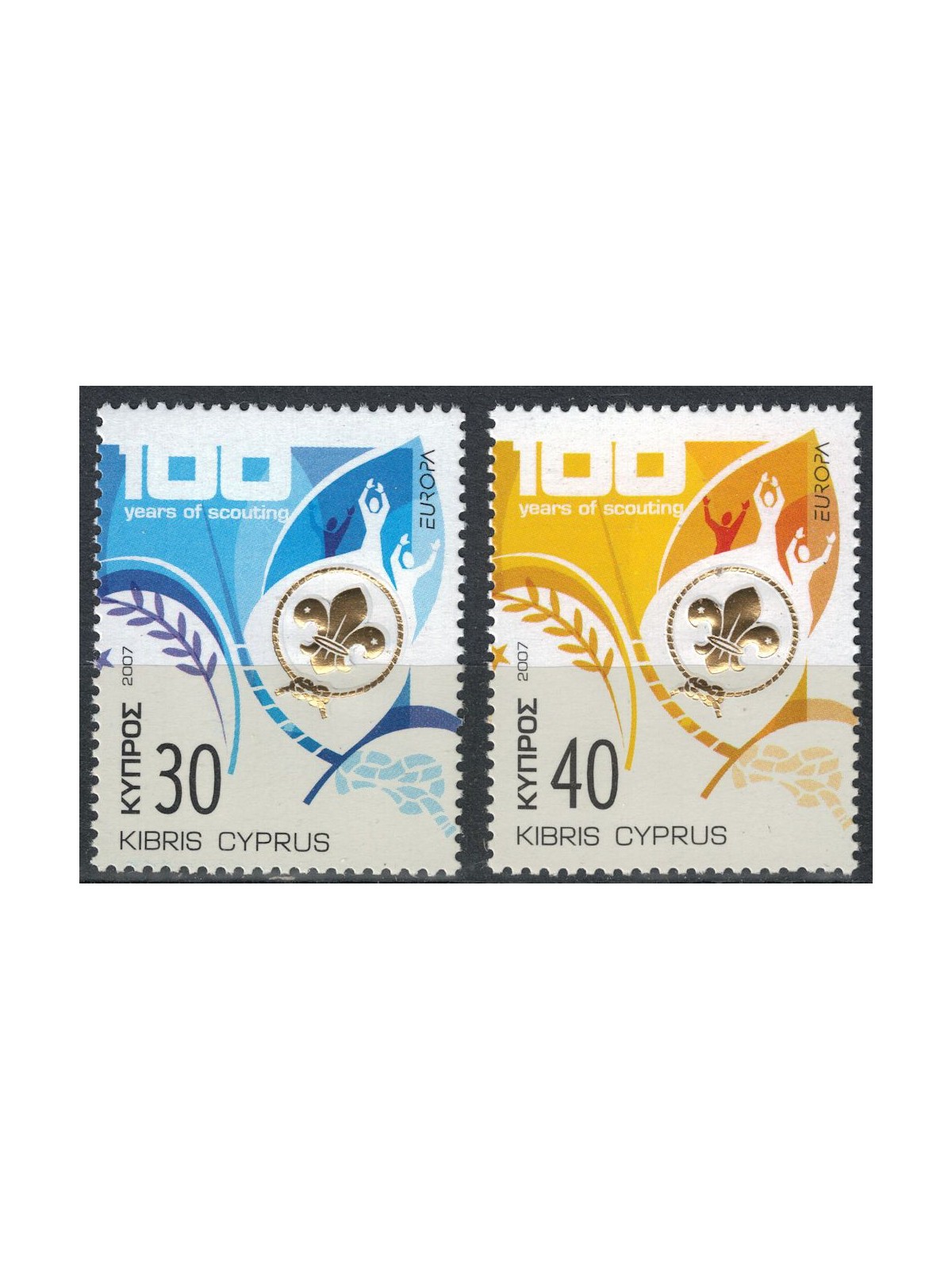 CYPRUS 2007 Europe 2v MNH**