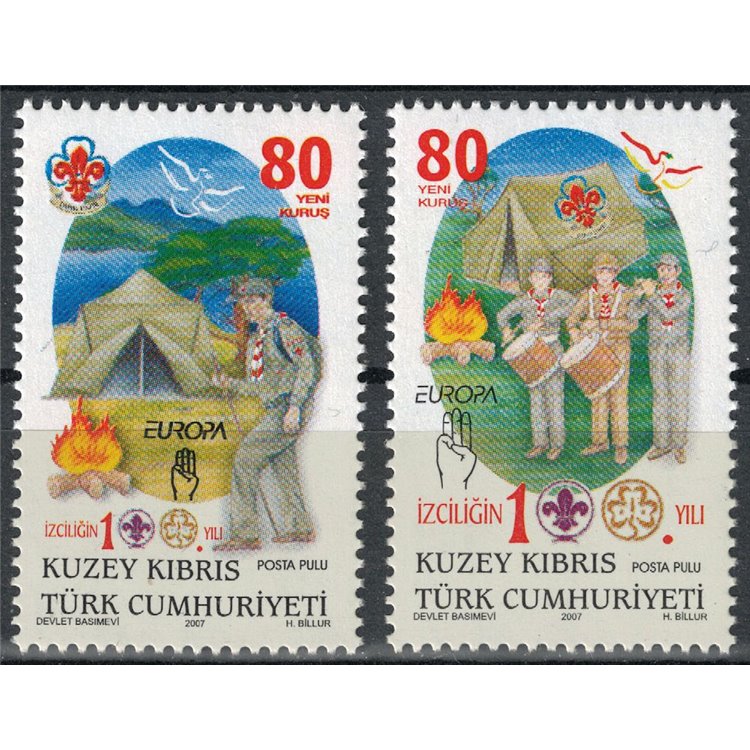 NORTHERN CYPRUS 2007 Europe 2v MNH**