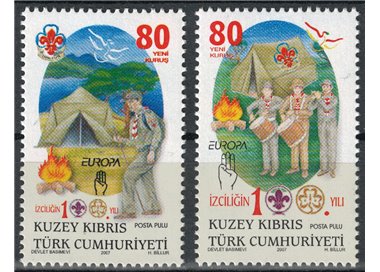 CIPRO DEL NORD 2007 Europa 2v MNH**