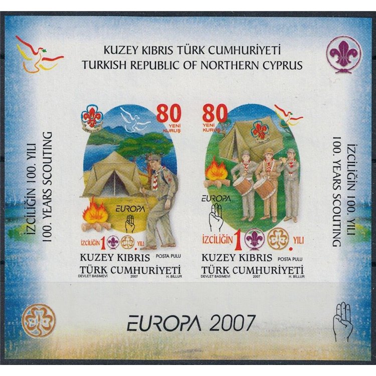 NORTHERN CYPRUS 2007 Europe s/s MNH**